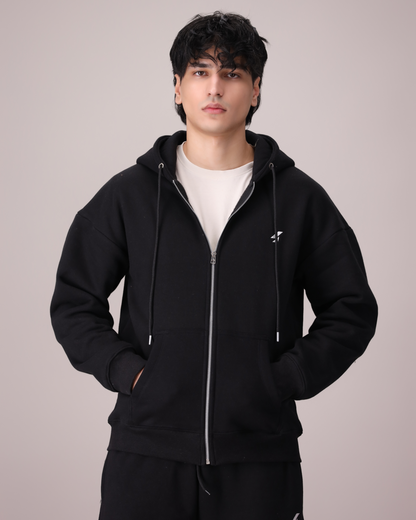 BOXY ZIP-UP HOODIE