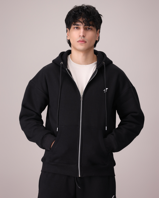 BOXY ZIP-UP HOODIE