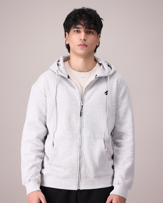 BOXY ZIP-UP HOODIE