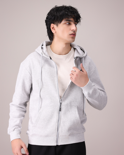 BOXY ZIP-UP HOODIE