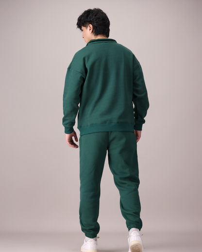 HALF ZIP SWEATSHIRT SET