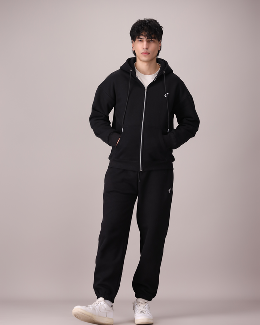 BOXY ZIP-UP HOODIE SET